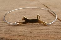 Door Roos armbandje sterling silver panter