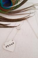 Door Roos gepersonaliseerde naam ketting