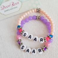 Door Roos kinderarmband naamarmbandje