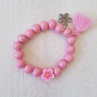 Door Roos kinderarmband flower